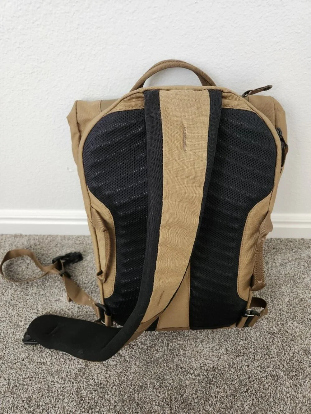 Boundary Supply Errant Sling Tan Tech Sling Laptop Crossbody Bag